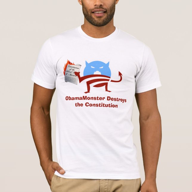 T-shirt ObamaMonster (Devant)