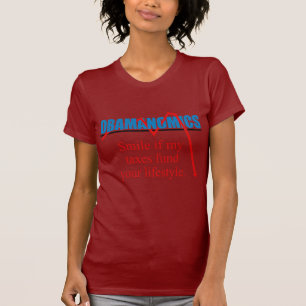T-shirt Obamanomics - sourire si mes impôts financent