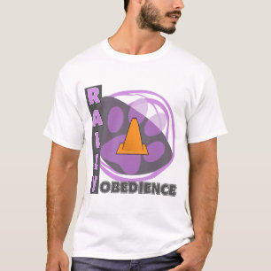T-shirt Obéissance pourpre fraîche de rassemblement