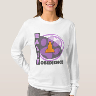 T-shirt Obéissance pourpre fraîche de rassemblement