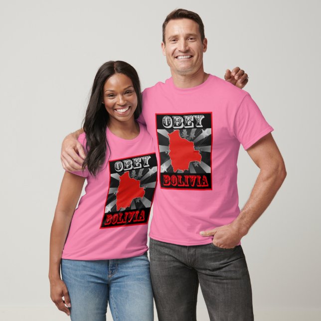 T-shirt Obéissez à la Bolivie (Unisexe)
