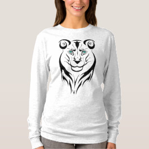 T-Shirt oberster des einfacher Entwurfs-Löwe-neue