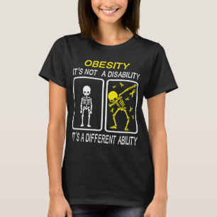 T-shirt Obésité Ce n'est pas un handicap