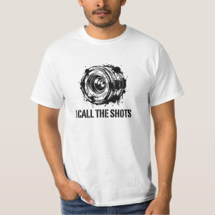 T-shirt Objectif d'appareil photo Grunge Splatter, j'appel
