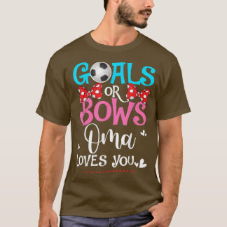 T-shirt Objectif De Révélation De Sexe Ou Bows Oma Vous Ai