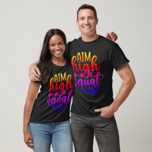 T-shirt Objectif High Squat Faible Salle De Fitness