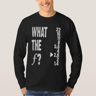 T-shirt Objectifs d'appareil photo F Stop Photog