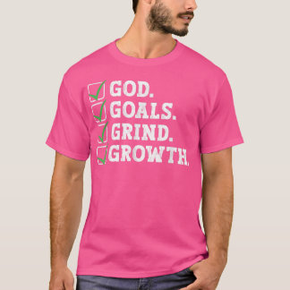 T-shirt Objectifs de Dieu Meuleuse Motivation Croissance E