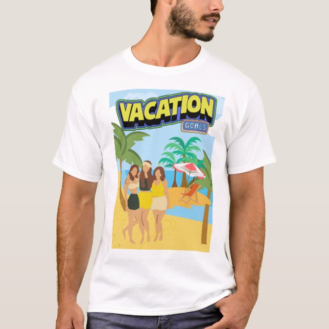 T-SHIRT OBJECTIFS DE VACANCES (Devant)