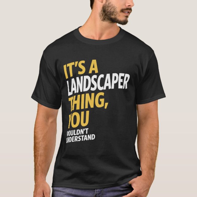 T-shirt Objet Landscaper (Devant)