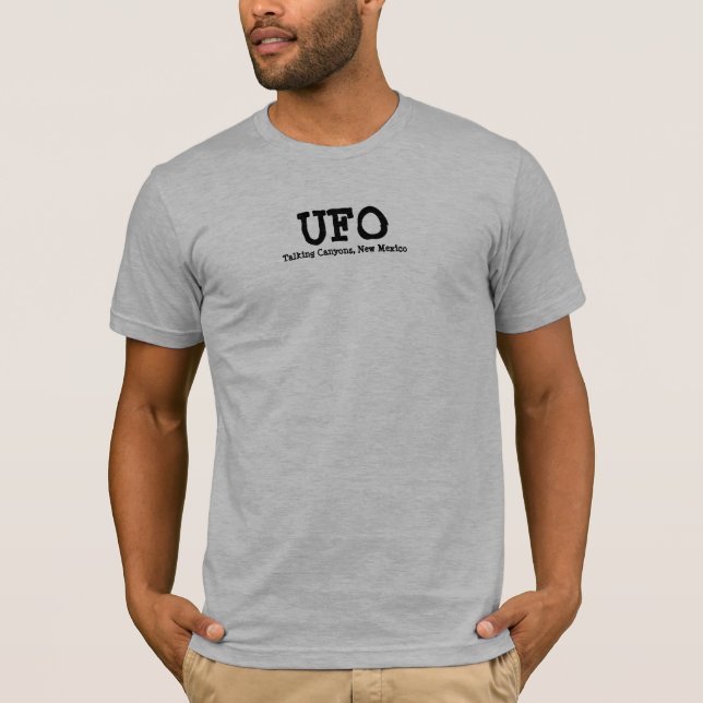 T-shirt Objet volant non identifié Petroglyph (Devant)