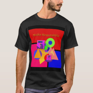 T-shirt Objets de collection pour hommes noir décontracté