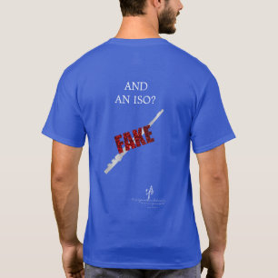 T-shirt Objets En Forme D'Instrument Je Flute Wh. Texte.