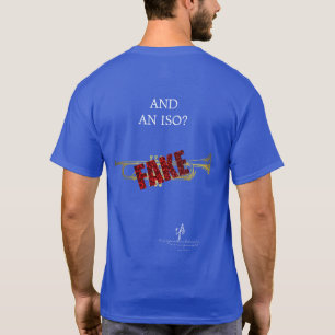 T-shirt Objets En Forme D'Instrument Je Trompette Wh. Text