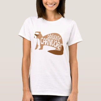 T-shirt Obligez la cannelle de carnivore/la chemise furet