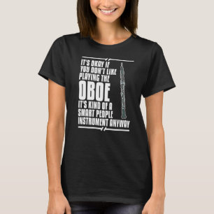 T-shirt Oboe Instrument Music Player Débutant Leçon Obois
