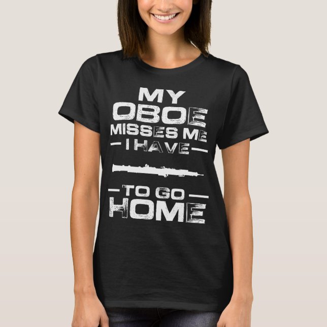 T-shirt Oboe Musician Music Instrument Oboe Player (Devant)