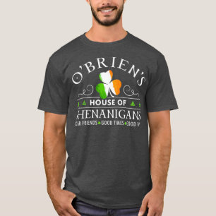 T-shirt OBrien Maison de Shenanigans Jour de la Saint Patr