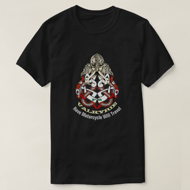 T-shirt Obscurité celtique d'explorateur de moto de (Design devant)