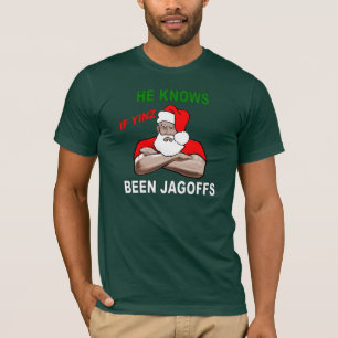 T-SHIRT OBSCURITÉ DE CHEMISE DE PITTSBURGH PÈRE NOËL