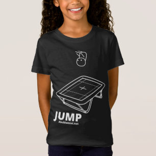 T-Shirt Obscurité de chemise de SAUT de trempoline