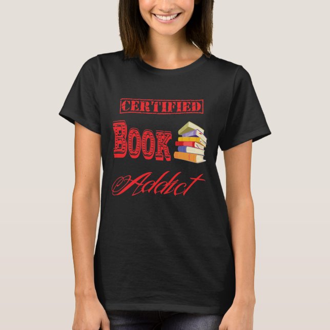 T-shirt Obscurité d'intoxiqué de livre (Devant)