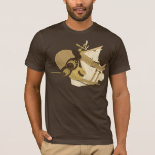 T-shirt Obscurité le robot