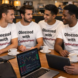T-shirt Obsédée par Cryptomonnaie