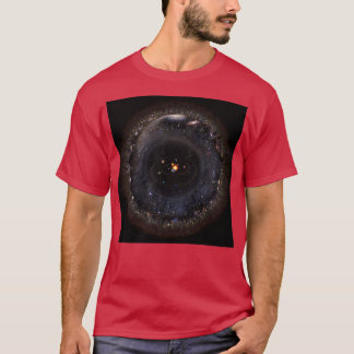 T-shirt Observable Universe bigger SSystem black backgroun
