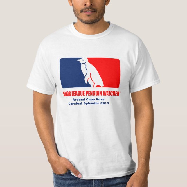 T-shirt Observateur de pingouin de ligue - copie avant (Devant)