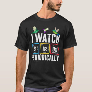 T-shirt Observateur d'oiseaux Je regarde les oiseaux péri