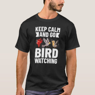 T-shirt Observation d'oiseaux Débutant de la caméra binocu