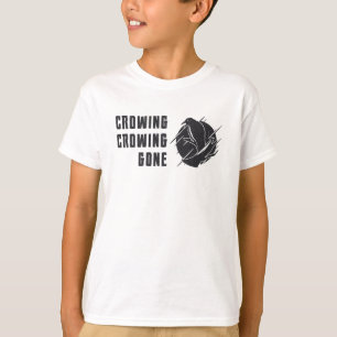 T-shirt Observation d'oiseaux Le Crowwing Est Parti Funny