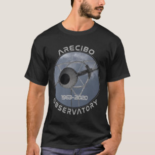 T-shirt Observatoire spatial Arecibo 1963 2020 Message Ali
