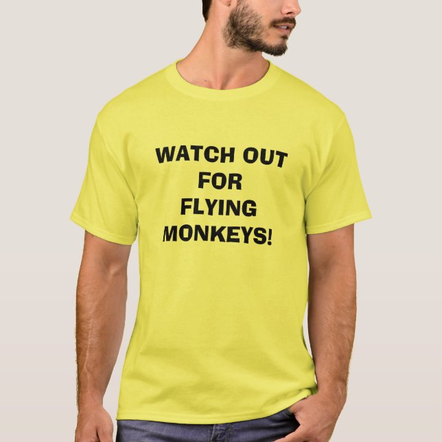 T-SHIRT OBSERVEZ LES SINGES DE FORFLYING ! (Devant)