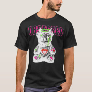 T-shirt Obsession Dark Teddy Bear Streetwear Tee