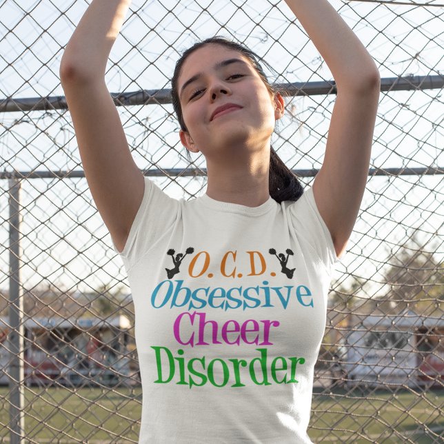 T-shirt Obsessionnel trouble de la joie drôle Pom-pom girl (Créateur téléchargé)