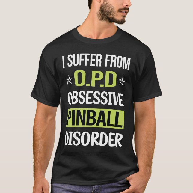 T-shirt Obsessive Love Pinball (Devant)