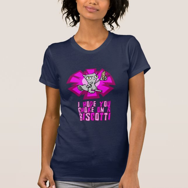 T-shirt Obstruction sur un Biscoti : Chemise mousseuse (Devant)