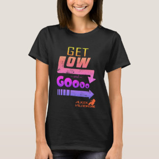 T-shirt Obtenez bas et allez - arc-en-ciel