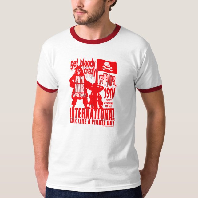 T-SHIRT OBTENEZ FOU SANGLANT ! (Devant)
