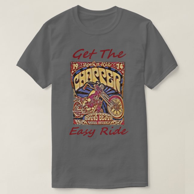 T-shirt Obtenez le hélico (Design devant)