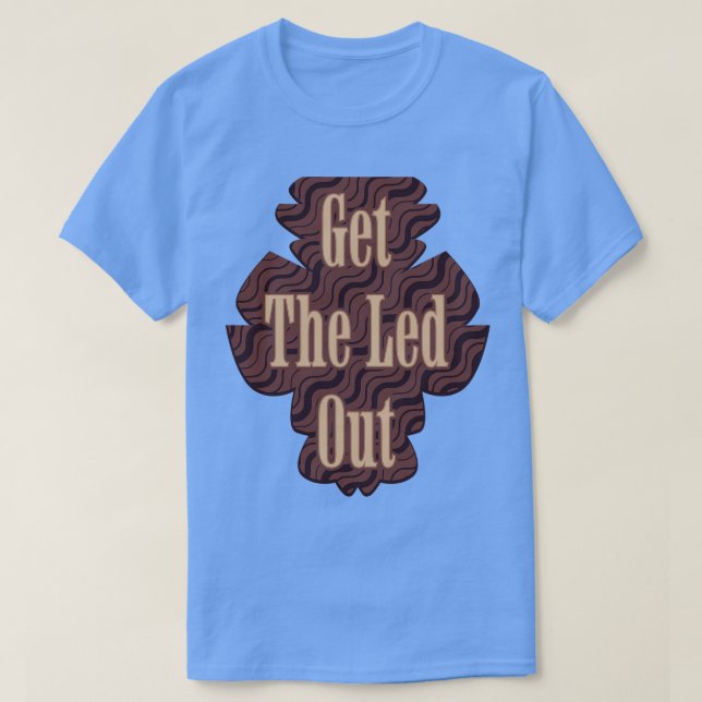 T-shirt OBTENEZ LE Led OUT Classic rock (Design devant)