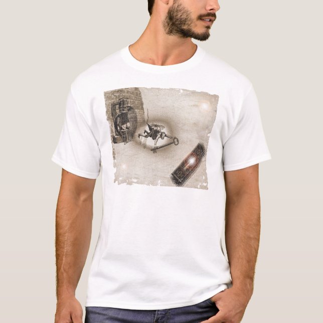 T-shirt Obtenez le punk principal de vapeur (Devant)