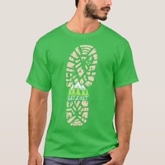 T-shirt Obtenez Perdu Randonnée Cool et Camping Chemises e