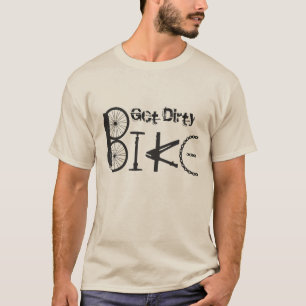 T-shirt Obtenez sale, graffiti de citation de vélo des