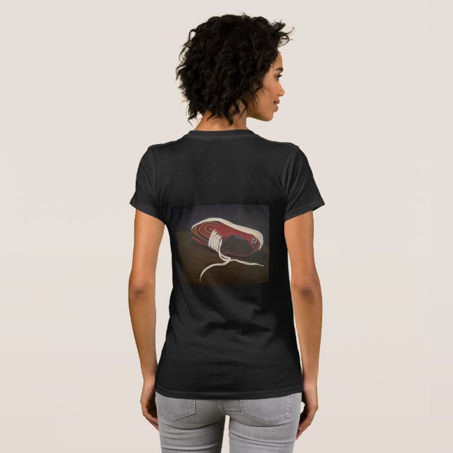 T-shirt Obtenez un coup de pied (T-shirt) pour les femmes (Dos entier)
