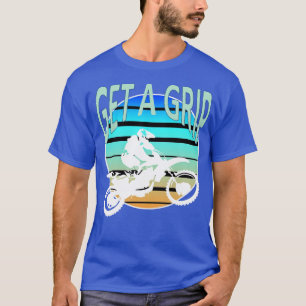 T-shirt Obtenez Un Grip Dirt Vélo Retro Désert équitation