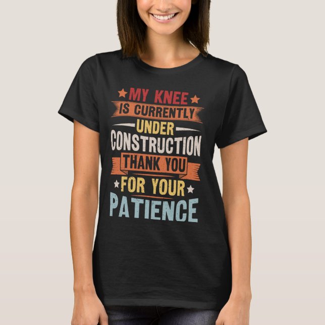 T-shirt Obtenez une soumission de chirurgie du genou pour  (Devant)