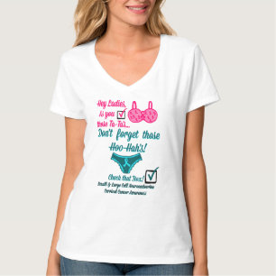 T-shirt Obtenez vérifié ! Conscience femelle de Cancer ! 2